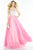 Alyce Paris - 6610 Long Dress In Bright Pink Nude