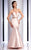 Clarisse - 2813 Plunging Sweetheart Mermaid Dress in Pink