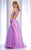 Clarisse - 2826 Two Piece Beaded Dress in Purple