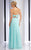 Clarisse - 2827 Ruched Sweetheart A-line Dress in Green