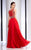 Clarisse - 2838 Jewel Adorned A-Line Gown in Red