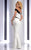 Clarisse Off-Shoulder Fitted Mermaid Evening Gown 4709 - 1 pc White/Black in Size 2 Available