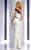 Clarisse - 4709 Off-Shoulder Mermaid Evening Gown in White and Black