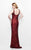 Primavera Couture - Sparkling Sleeveless Full Sequined Long Sheath Dress 1251 in Red