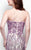 Primavera Couture - 1525 Embellished Strapless Sheath Long Dress in Purple