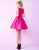 Mac Duggal Homecoming - 66228N Floral Embroidered A-line Dress in Pink