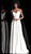 Jovani - Sweetheart A-line Evening Gown With Train 66253 In White
