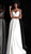 Jovani - Sweetheart A-line Evening Gown With Train 66253 In White