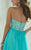 Tiffany Homecoming - Ornate Sweetheart Crystal Chiffon Evening Gown 460 in Blue