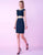 Mac Duggal Homecoming - 66266N Two-piece Lace Cocktail Dress in Blue
