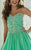 Tiffany Homecoming - Stunning Florid Chiffon Evening Gown 46038 in Green