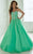 Tiffany Homecoming - Stunning Florid Chiffon Evening Gown 46038 in Green