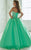 Tiffany Homecoming - Stunning Florid Chiffon Evening Gown 46038 in Green