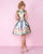 Mac Duggal - 66291C Whimsical Floral Printed Short Dress In Print