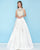 Mac Duggal - 66302H Beaded High Neckline Ballgown In White