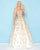 Mac Duggal - 66309H Strapless Beaded Gown with Florals In White and Multi-Color