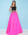 Mac Duggal - 66316H Sequin Off Shoulder Ballgown In Pink