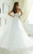 Tiffany Homecoming - 46074 Encrusted Sweetheart Chiffon Long Gown in White