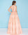 Mac Duggal - 66340H Mikado Jewel Beaded Floral Evening Gown  In Orange