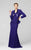 Daymor Couture - Two Piece Formal Dress with Blazer 268 in Purple