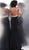 Jovani - 66376 Beaded Plunging Halter Gown with Slit