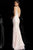Jovani - Fully Sequined Plunging V-neck Trumpet Gown 66383