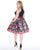 Mac Duggal - 66385F Halter Neck Floral Print Cocktail Dress In Black and Multi-Color