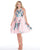 Mac Duggal - 66396F High Halter Neck A-line Short Dress In Pink and Floral