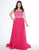 Mac Duggal - 66405F Beaded Semi-Sweetheart Chiffon A-line Dress In Pink