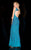 48554 V-Neckline Long Sequin Prom Dress