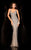 SCALA - 48554 V-Neckline Long Sequin Prom Dress