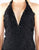 Mac Duggal Flash - 66489L Plunging Halter Embroided Lace Mermaid Gown In Black