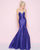 Mac Duggal - 66498L Strapless Sweetheart Mermaid Dress In Blue and Purple