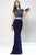 Alyce Paris - 6650 2 Piece Dress In Navy-Rosewater