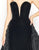Mac Duggal - 66540R Strapless Sheath Dress With Floral Ornate Overskirt in Black