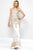 Alyce Paris - 6656 Long Dress In Diamond White Gold