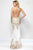 Alyce Paris - 6656 Long Dress In Diamond White Gold
