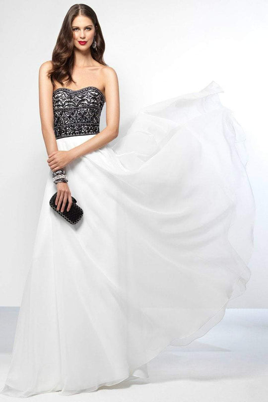 Alyce Paris - 6661 Dress In Ivory-Black