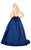 Mac Duggal Ballgowns - 66722H Two Tone Strapless Ballgown With Train In Pink and Blue