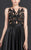 MNM Couture - N0041 Sequin Embellished A-line Gown in Black