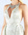 Mac Duggal Prom - 66741M Crystal Accented Halter Dress With Overskirt In White and Gold