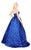 Mac Duggal Ballgowns - 66745H Floral Brocade Sweetheart Ballgown in Blue