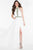 Alyce Paris Prom Collection Halter Chiffon Gown 6675 In White