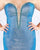Mac Duggal Fabulouss - 66815F Bejeweled Brocade Mermaid Dress In Blue
