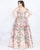 Mac Duggal Fabulouss - 66820F Floral Embroidered Bateau Ballgown In Nude and Multi-Color