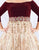 Mac Duggal Fabulouss - 66831F Off-Shoulder Sequined Velvet Ballgown In Red and Gold