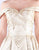 Mac Duggal Prom - 66894M Off Shoulder Geometric Motif Lace Ballgown In Gold