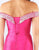 Mac Duggal Flash - 66900L Pearl Beaded Off Shoulder Mermaid Gown In Pink