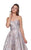 Mac Duggal Ballgowns - 66947H Sweetheart Floral Brocade Ballgown in Pink