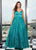 Rachel Allan Curves - 6695 Matte Satin Glitter Tulle Ballgown In Green
